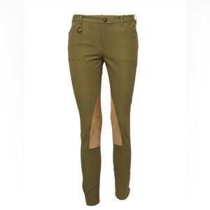 Vintage Ralph Lauren Wool Riding/equestrian Pants with Suede Patches Size 8